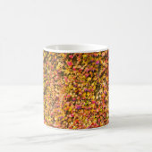 Goldene Herbstfarben Efeu Wand Kaffeetasse (Mittel)