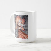 Goldene Herbstfee Kaffeetasse (Vorderseite Links)