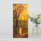 Goldene Herbstkarte John Atkinson Grimshaw (Stehend Vorderseite)