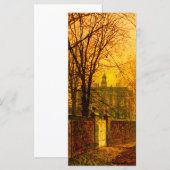 Goldene Herbstkarte John Atkinson Grimshaw (Vorne/Hinten)