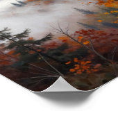 Goldene Herbstkronen Poster (Ecke)