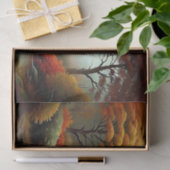 Goldene Herbstlandschaft Seidenpapier (Geschenk)
