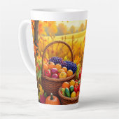 Goldene Herbstorange Milchtasse (Linke Ecke)