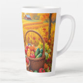 Goldene Herbstorange Milchtasse (Rechts)