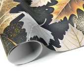 Goldene Herbstsaison 02 Geschenkpapier (Rolleneckpunkt)