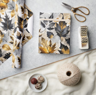 Goldene Herbstsaison Geschenkpapier