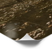 Goldene Herbstsee-Edition Poster (Ecke)