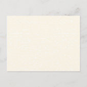 Goldene Herbstunterschiede Save the Date Ankündigungspostkarte (Rückseite)