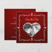 Goldene Herzen - Ankündigung Datum freihalten (Vorne/Hinten)