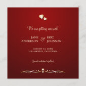 Goldene Herzen - Ankündigung Datum freihalten (Rückseite)