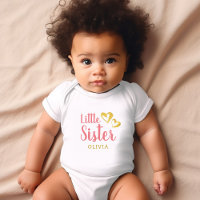 Goldene Herzen Kleine Schwester Name Monogramm Bab