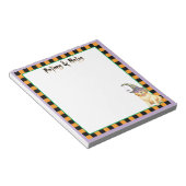 Goldene Hexe Notizblock (angewinkelt)