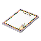 Goldene Hexe Notizblock (Rotiert)