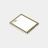 Goldene Hexe Post-it Klebezettel (angewinkelt)