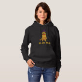 Goldene Hexe Retriever mit Hoodie (Vorne ganz)