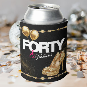 Goldene High Heels Elegant 40 & Fantastischer Gebu Dosenkühler