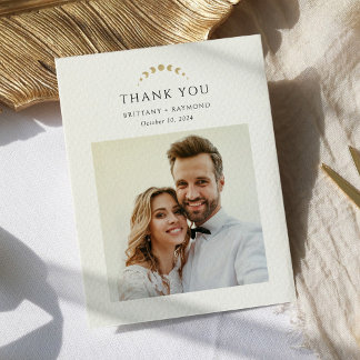 Goldene Himmelhochzeit Dankeskarte