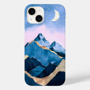 Goldene Himmelsgipfel Wasserfarbe Case-Mate iPhone 14 Hülle