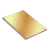 Goldene Hintergrundstruktur Notizblock (Rechte Seite)