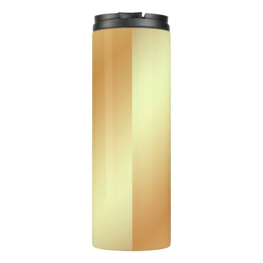 Goldene Hintergrundstruktur Thermosbecher (Rückseite)