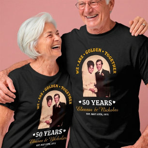 Goldene Hochzeit - 50. Hochzeitstag Foto T-Shirt