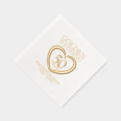 Goldene Hochzeit 50 Jahre Brauchtum Servietten Mit Folie (Rechts)