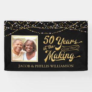 Goldene Hochzeit 50 JAHRE IM WERDEN Foto Banner