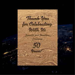 Goldene Hochzeit 50. Jubiläum Danke Benutzerdefini