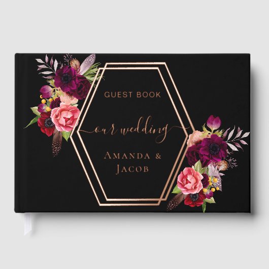 Goldene Hochzeit der Rose Schwarzwald Gästebuch (Vorderseite)