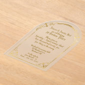 Goldene Hochzeit - Einladung (Ablage )