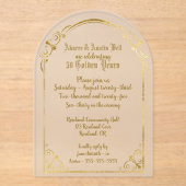 Goldene Hochzeit - Einladung (Vorderseite)