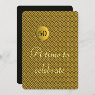 Goldene Hochzeit Einladung