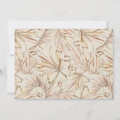 Goldene Hochzeit Einladung (Rückseite)