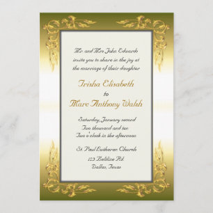 Goldene Hochzeit Einladung