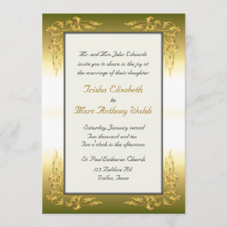 Goldene Hochzeit Einladung
