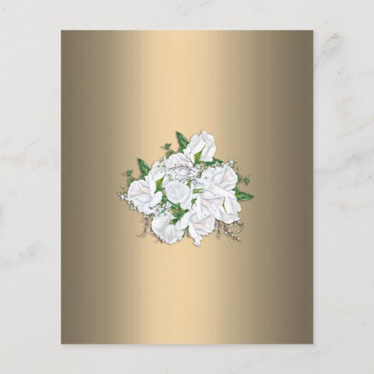 Goldene Hochzeit Flyer (Hinten)