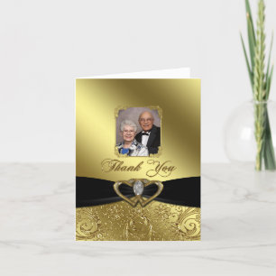Goldene Hochzeit Foto Danke