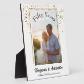 Goldene Hochzeit Fotoplatte (Seite)