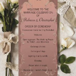 Goldene Hochzeit in der Rose Programm