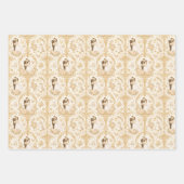 Goldene Hochzeit Muster Geschenkpapier Set (Vorderseite 3)