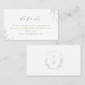 Goldene Hochzeit Platzkarte (Vorne/Hinten)