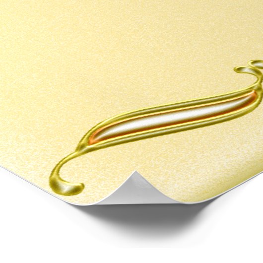 Goldene Hochzeit Poster (Ecke)