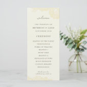 Goldene Hochzeit Programm (Stehend Vorderseite)