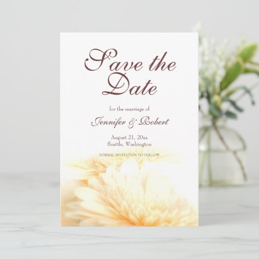 Goldene Hochzeit Sichern Sie das Datum Ankündigung (Stehend Vorderseite)