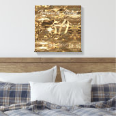 Goldene Hochzeit zum 50. Geburtstag Leinwanddruck (Insitu (Schlafzimmer))