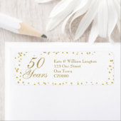 Goldene Hochzeit zum 50. Jubiläum Gold Confetti (Insitu)