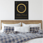 Goldene Hochzeit zum Jubiläum Leinwanddruck (Insitu (Schlafzimmer))