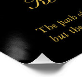 Goldene Hochzeit zum Jubiläum Poster (Ecke)