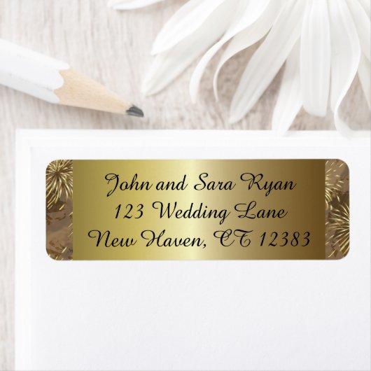 Goldene Hochzeits-Feuerwerke (Insitu)