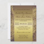 Goldene Hochzeitsfeuerwerke Einladung (Vorderseite)